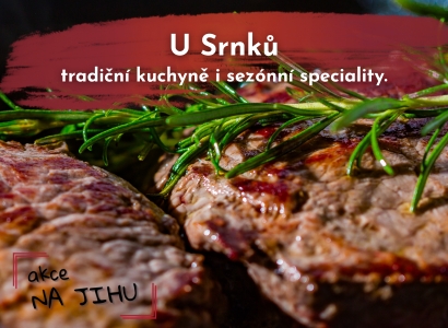 U Srnků, tradiční kuchyně i sezónní speciality.